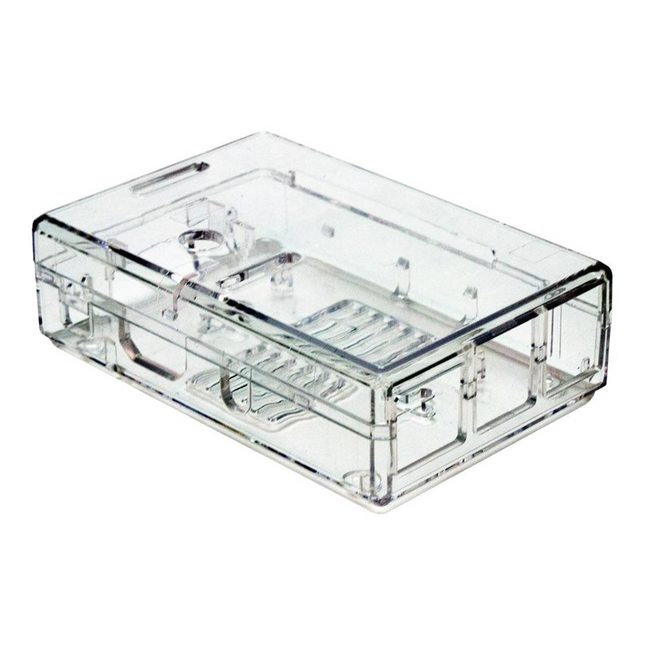 Case CLEAR ENCLOSURE FOR RASPBERRY PI3 B+, PI 3, 2 & B+