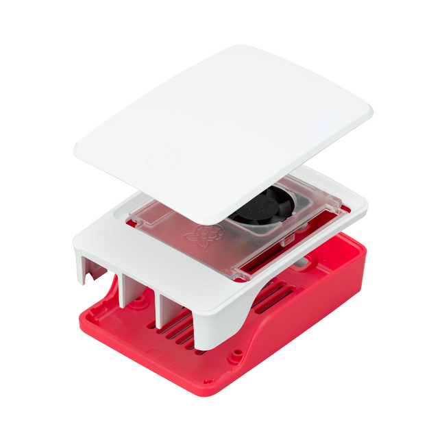 Raspberry Pi 5 Case (Red-White)