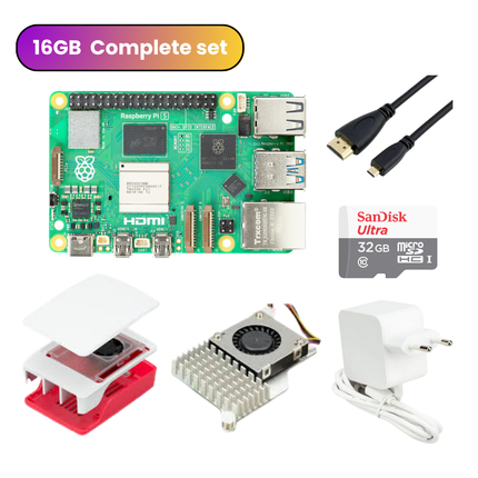 Raspberry Pi 5 Complete Set 2GB พร้อมอุปกรณ์ครบ