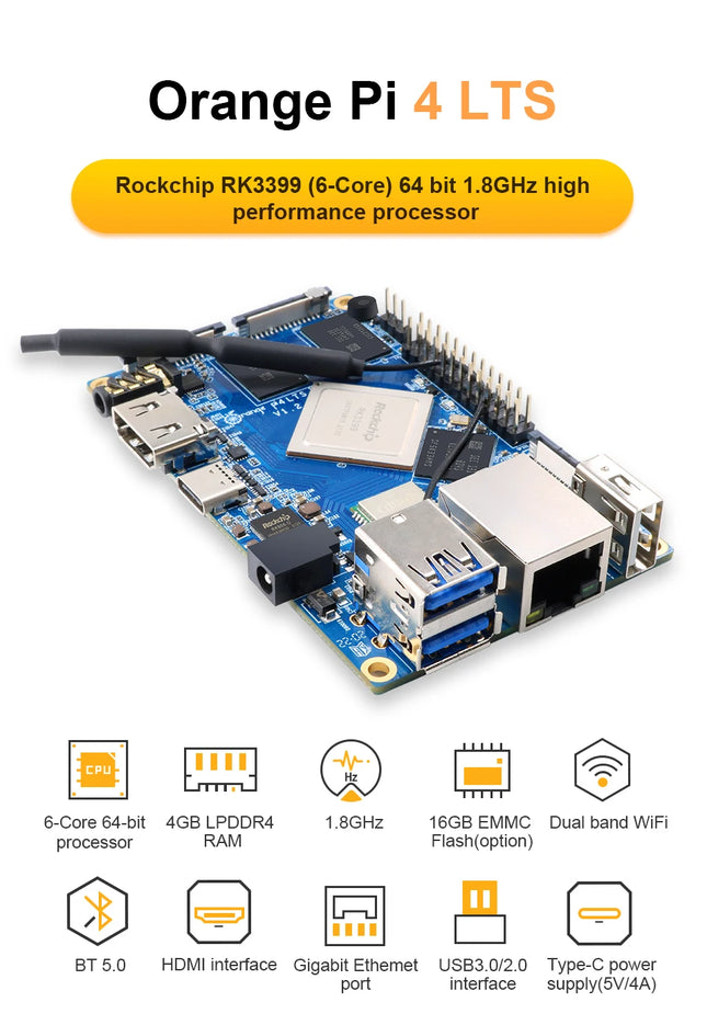 Orange pi 4 LTS