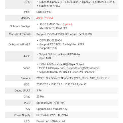 Orange pi 4 LTS